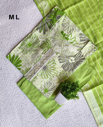 K1010 - Cotton 3pc Kurta Set
