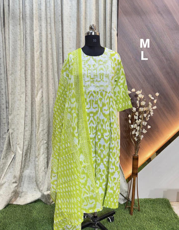 AD1028 - Anarkali kurtis with Dupatta
