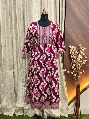 D1263 -  Anarkali Kurtis