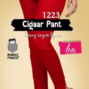 Cigaar Pants Red 1073 - 4XL – 38-40 Inches