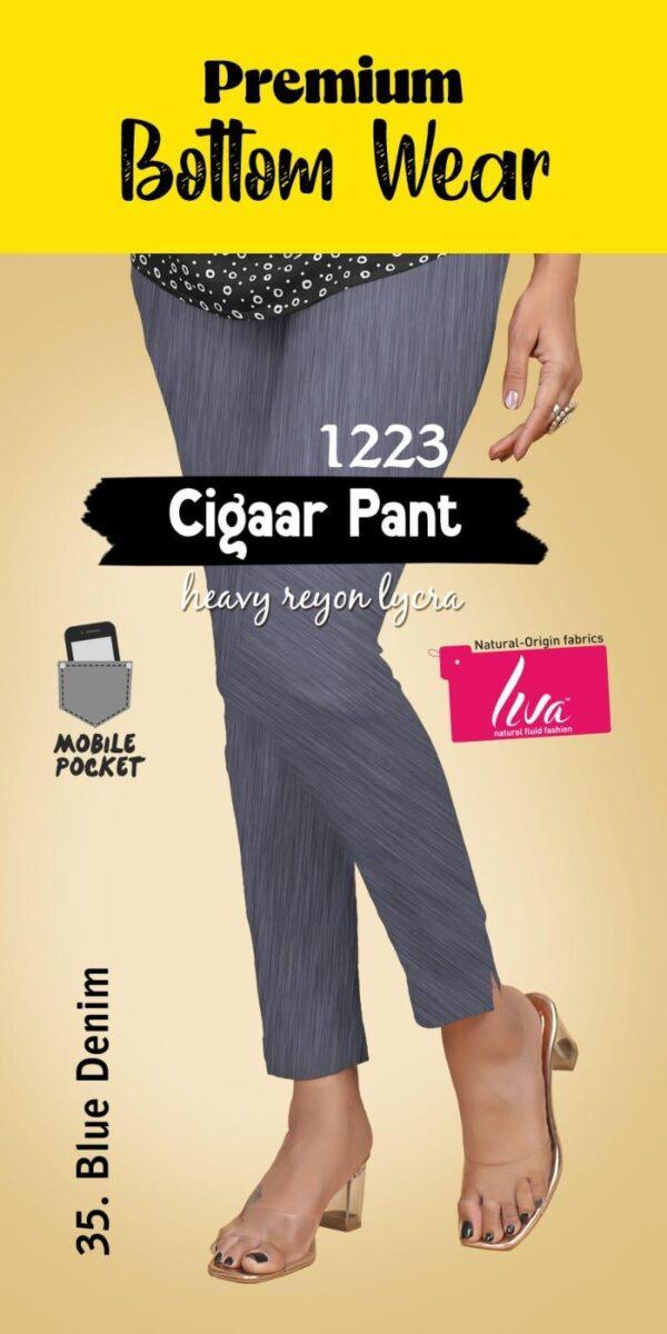 Cigaar Pants Blue Denim 1069