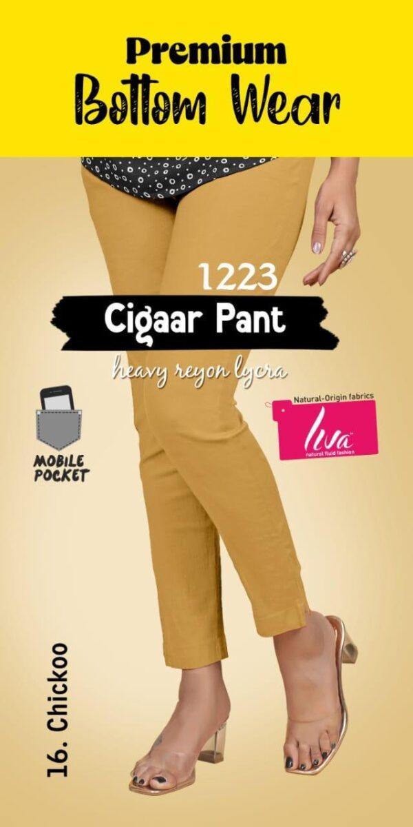Cigaar Pants Chickoo 1075
