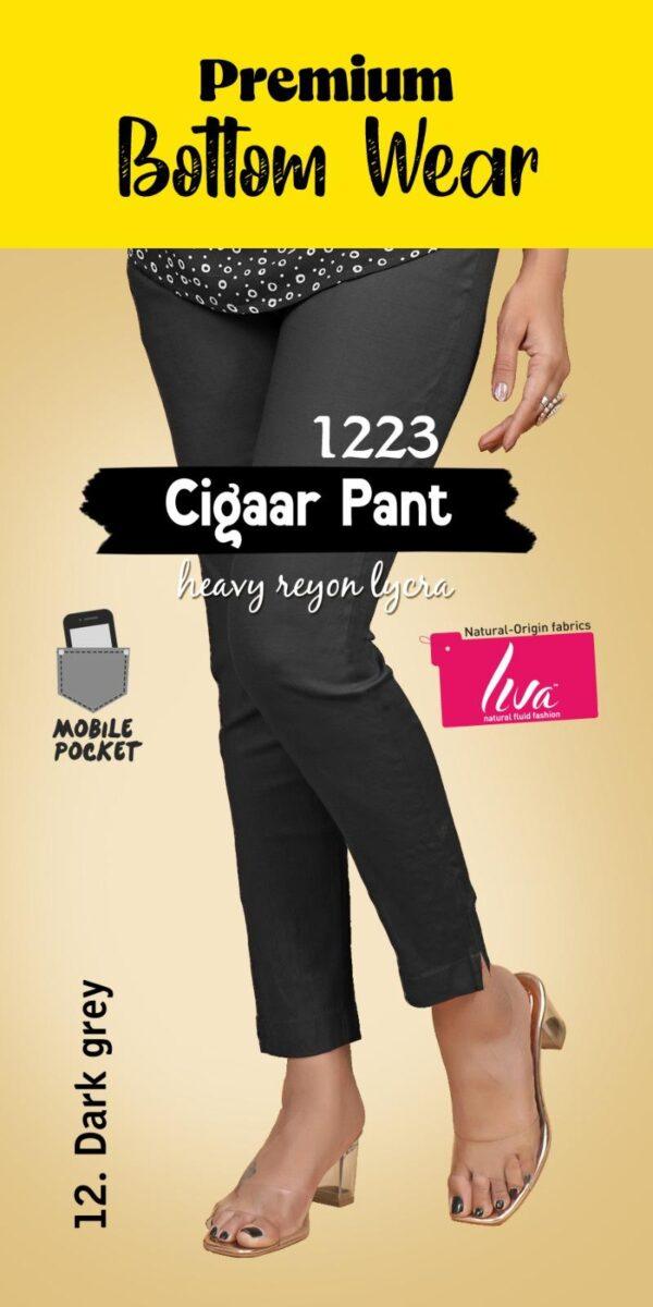 Cigaar Pants Dark Grey 1072