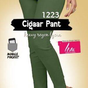 Cigaar Pants Olive Green 1071