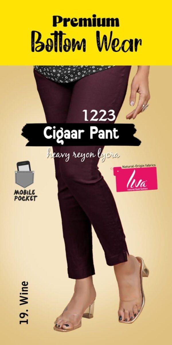 Cigaar Pants Wine C1083