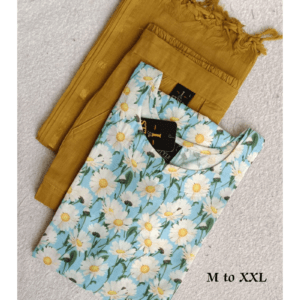 3172 - Cotton Kurti Set 3PC