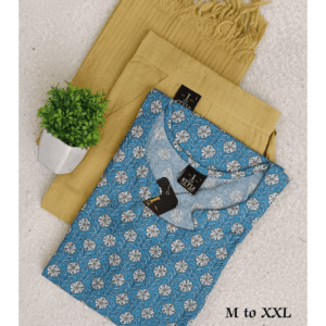 3203 - Cotton Kurti Set 3PC