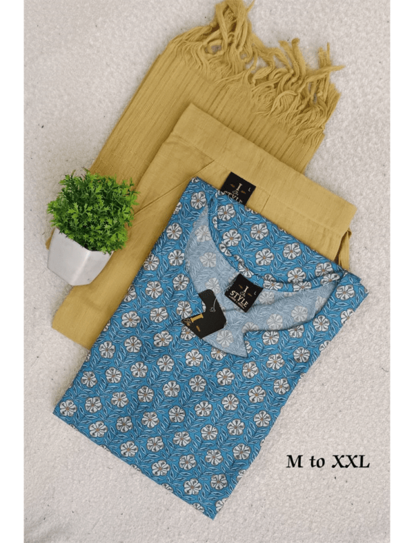 3203 - Cotton Kurti Set 3PC