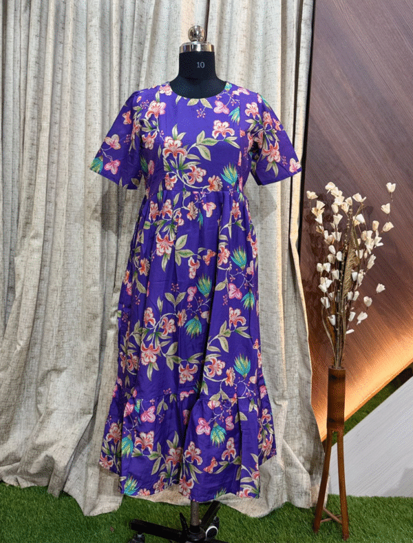 3505 - Fit and Flare Feeding Frock