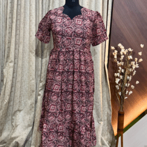 3507 - Fit and Flare Feeding Frock