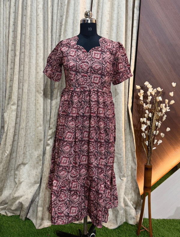 3507 - Fit and Flare Feeding Frock