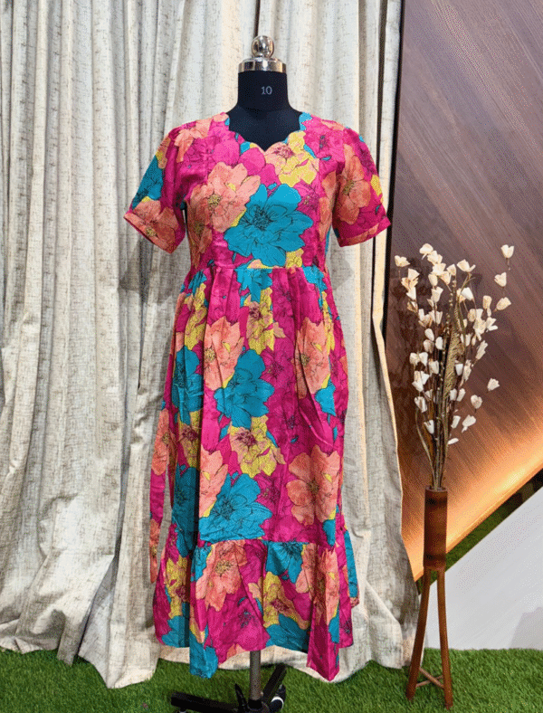 3512 - Fit and Flare Feeding Frock