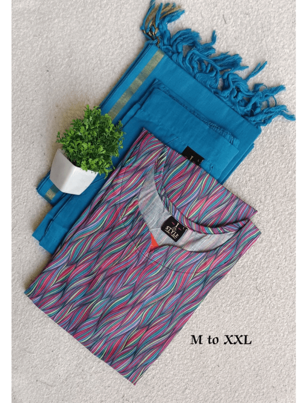 3204 - Cotton Kurti Set 3PC