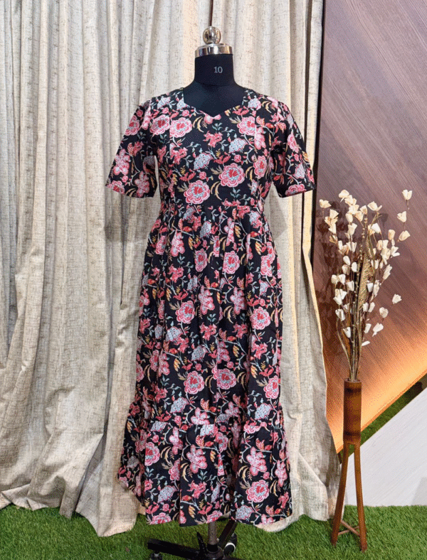 3514 - Fit and Flare Feeding Frock
