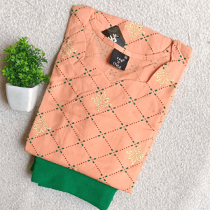 3457 - Kurti with Jeggings Combo