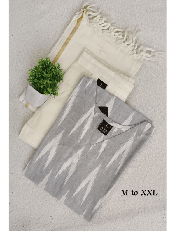 3195 - Cotton Kurti Set 3PC