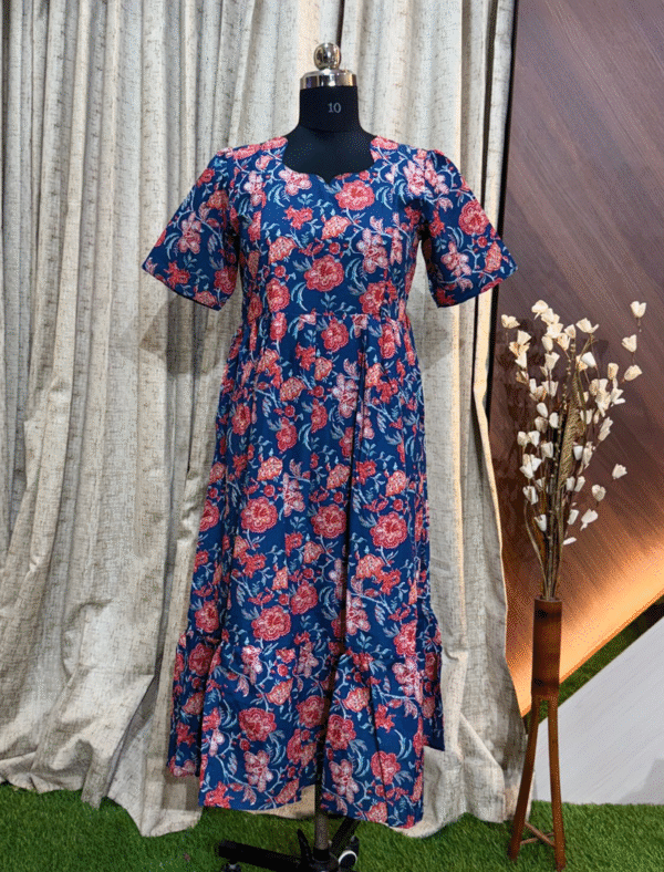 3502 - Fit and Flare Feeding Frock