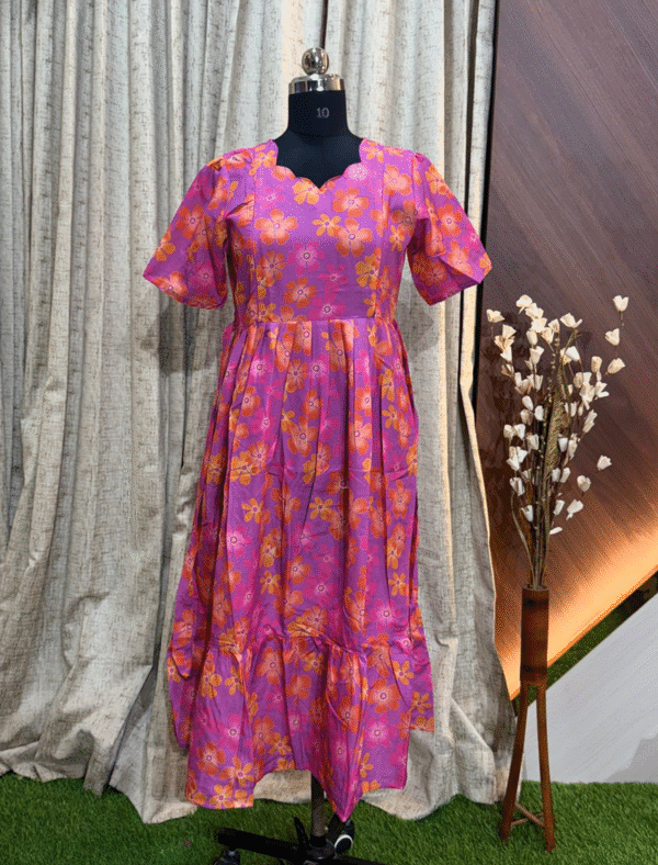 3503 - Fit and Flare Feeding Frock