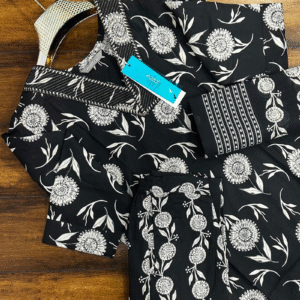 3528 - Cotton Kurti with Pant and Dupatta