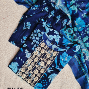 3670 - Kurti with Pant and Dupatta 3PC