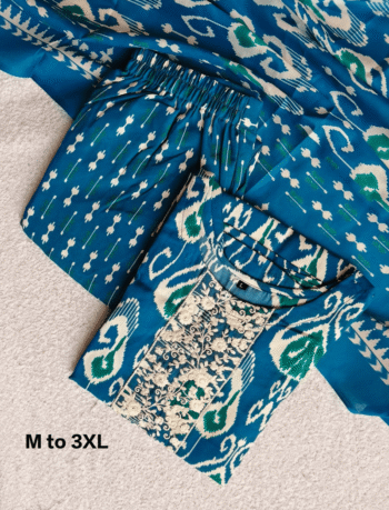3682 - Kurti with Pant and Dupatta 3PC