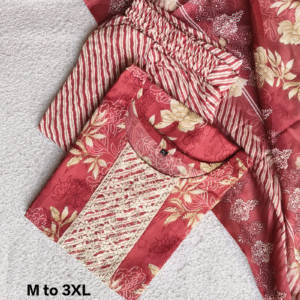3671 - Kurti with Pant and Dupatta 3PC