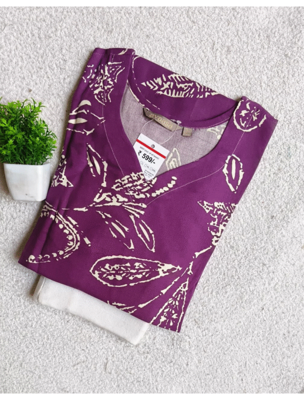 3817 - Kurti with Jeggings Combo