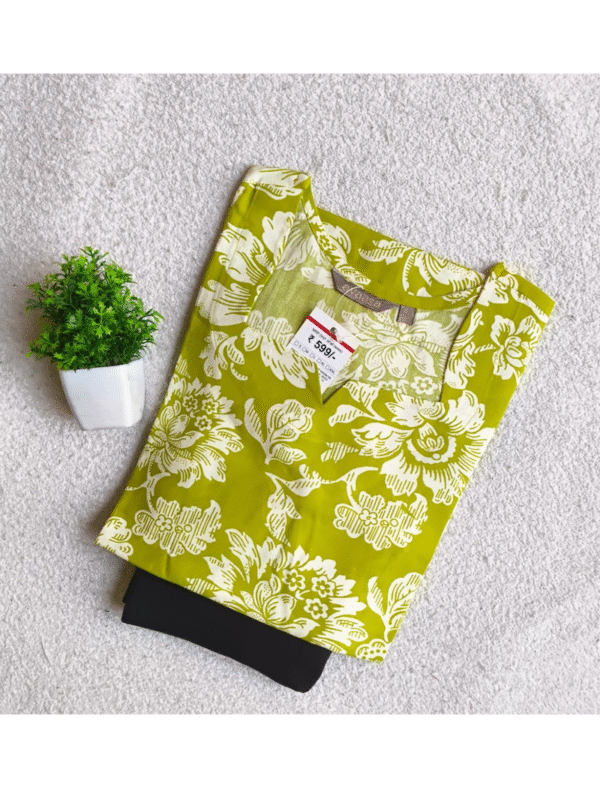 3792 - Kurti with Jeggings Combo