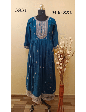 3831 - Designer wear Kurtis