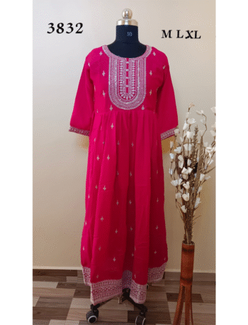 3832 - Designer wear Kurtis