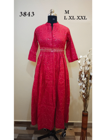 3843 - Designer wear Kurtis