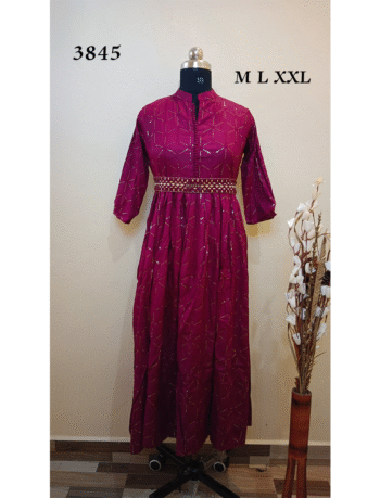 3845 - Designer wear Kurtis