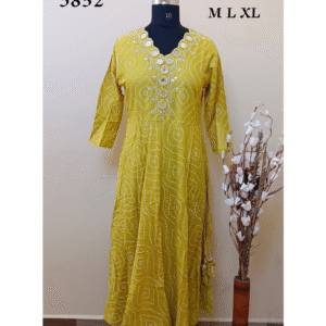 3852 - Designer wear Kurtis