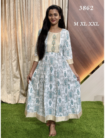 3862 - Designer wear Kurtis