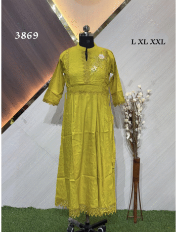 3869 - Designer wear Kurtis