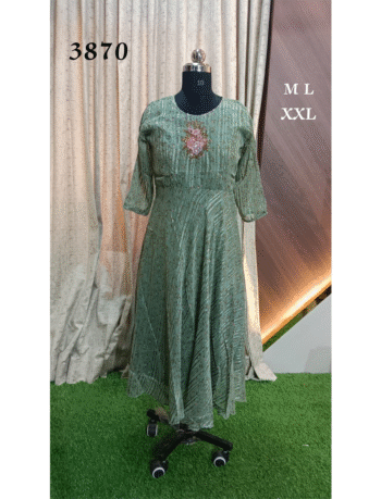 3870 - Designer wear Kurtis