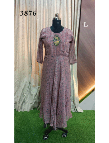 3876 - Designer wear Kurtis
