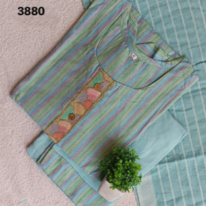 3880 - Cotton 3pc Kurta Set