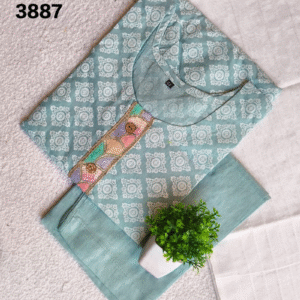 3887 - Cotton 3pc Kurta Set