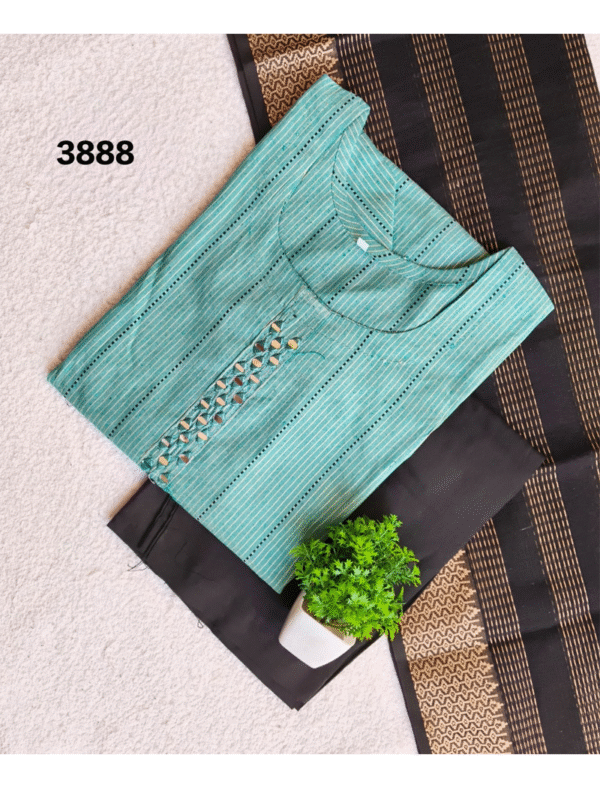3888 - Cotton 3pc Kurta Set