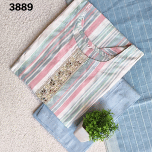 3889 - Cotton 3pc Kurta Set
