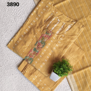 3890 - Cotton 3pc Kurta Set