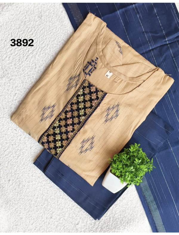 3892 - Cotton 3pc Kurta Set