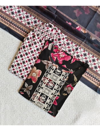 3824 - Kurti with Pant and Dupatta 3PC