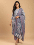 3672 - Kurti with Pant and Dupatta 3PC