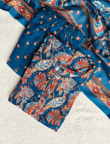 3674 - Kurti with Pant and Dupatta 3PC