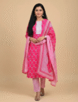 3681 - Kurti with Pant and Dupatta 3PC