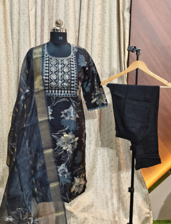 4292 - Kurti with Pant and Dupatta 3PC