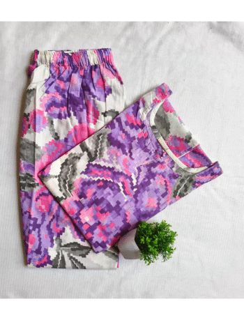4112 - Cotton Flex Night Suit Sets