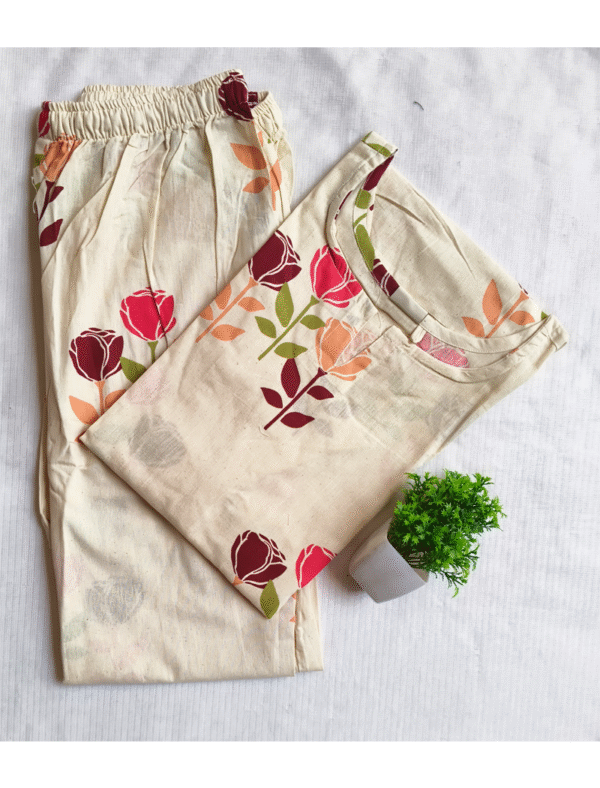 4121 - Cotton Flex Night Suit Sets